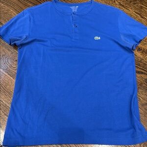 Lacoste Blue Casual Button Down Shirt